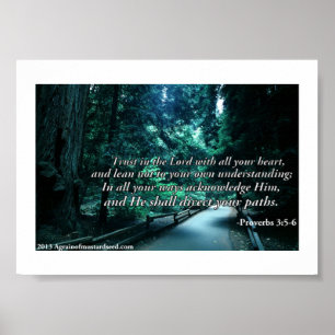 Pôster Orações de Escritura de bíblia