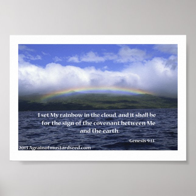 Poster Orações de Escritura de bíblia (Frente)