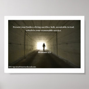 Poster Orações de Escritura de bíblia