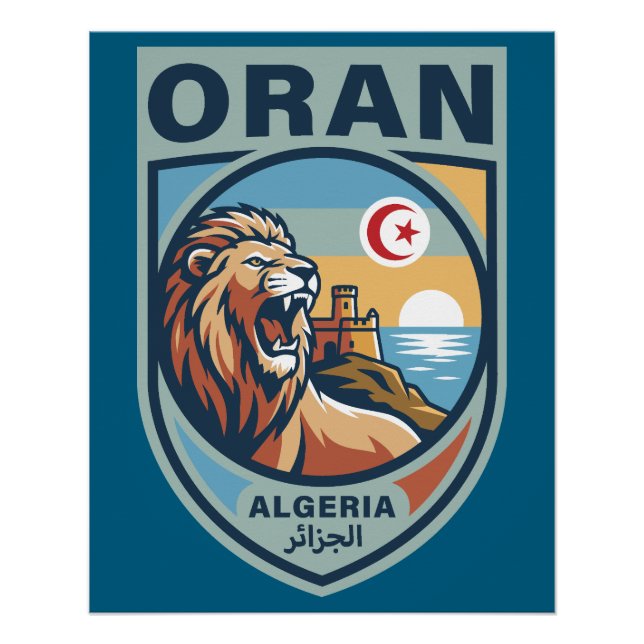 Pôster Oran Algeria North Africa (Frente)