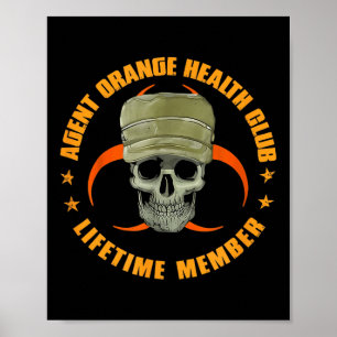 Poster Orange Agent Health Club Lifetime Member Vietnam V