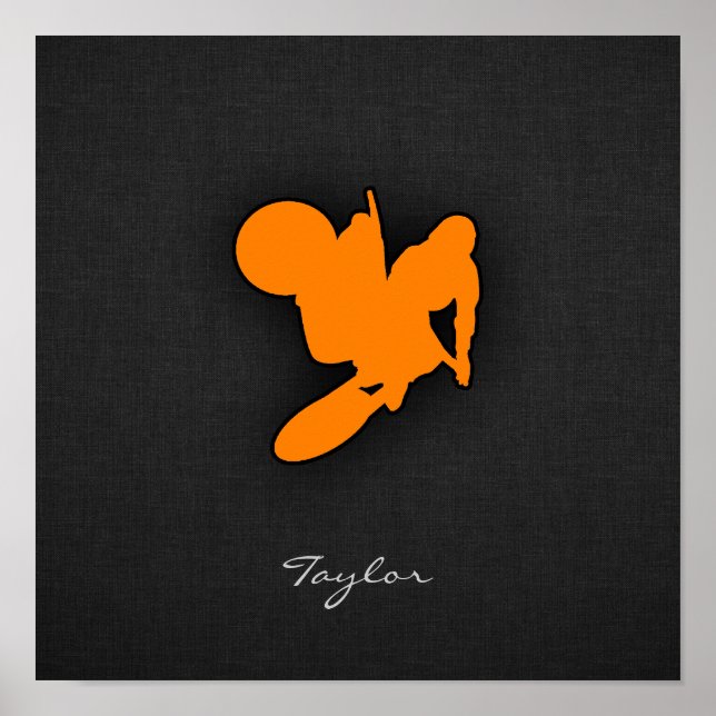 Poster Orange Motocross (Frente)
