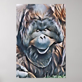 POSTER ORANGUTAN
