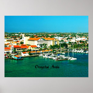 Pôster Oranjestad Aruba