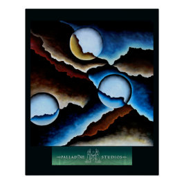 Pôster 'Orbis Alia' Poster brilhante