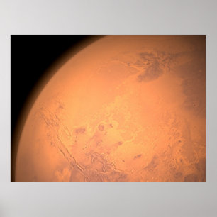 Pôster Órbita acima de Valles Marineris