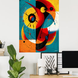 Poster Órbita Dupla – Simetria Geométrica de Meados do Sé