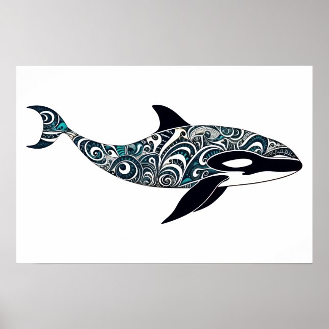 Poster Orca pequeno (Frente)