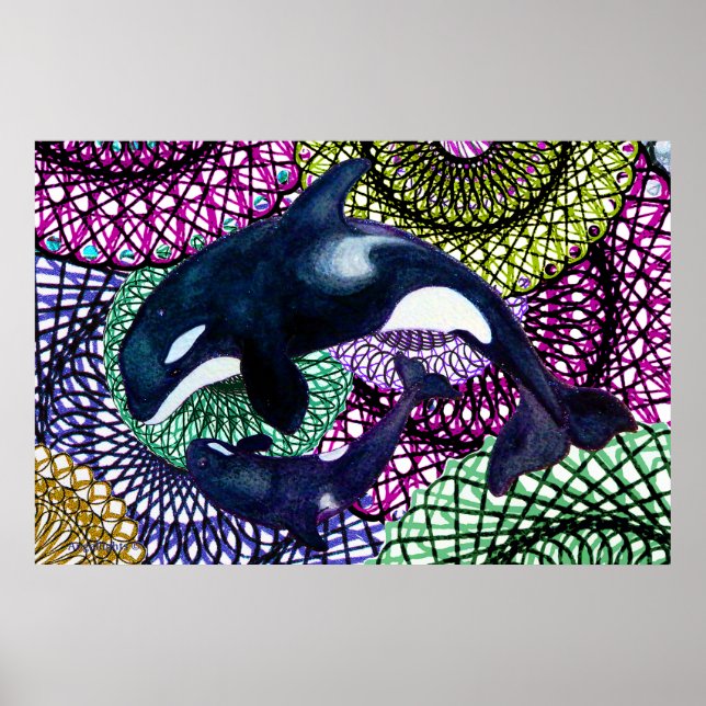 Poster Orca Tribe (Frente)