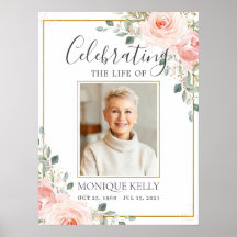 Orçamento Rosa Floral Foto Funeral Memorial 