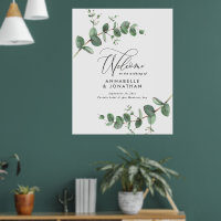 Orçamento simples casamento elegante eucalyptus