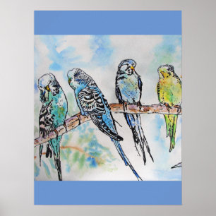 Poster Orçamentos Orçamentários Pintura em Aquarela Ar
