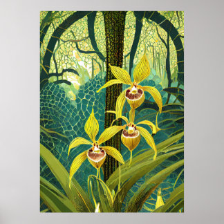 Poster Orchid Art V50