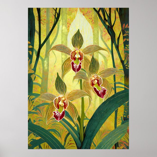 Poster Orchid Art V51 (Frente)
