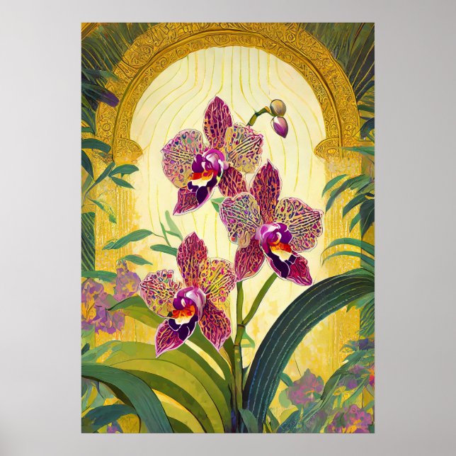 Poster Orchid Art V55 (Frente)