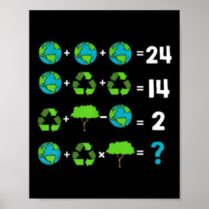 Poster Ordem De Operação Humor Dia Da Terra Do Professor