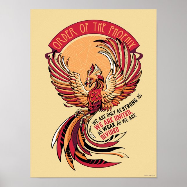 Poster Order of the Phoenix Crosshatched Emblem (Frente)