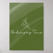 Ordinary Time Liturgical Card Print