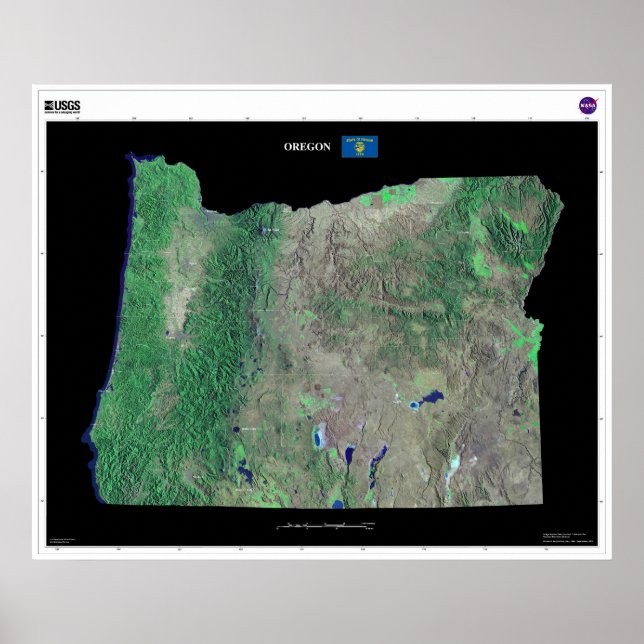 Pôster Oregon (Frente)