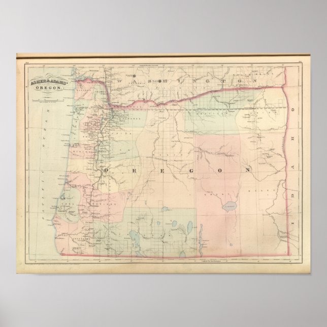 Pôster Oregon (Frente)