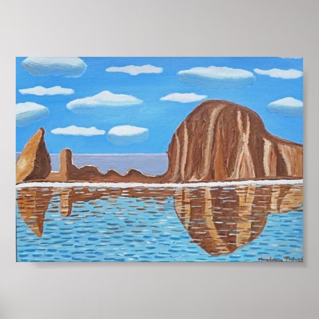 Poster Oregon Cannon Beach (Frente)