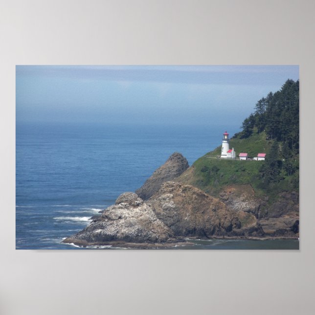 Poster Oregon Lighthouse (Frente)
