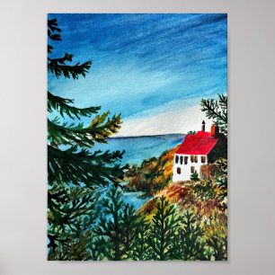 Poster Oregon Seascape