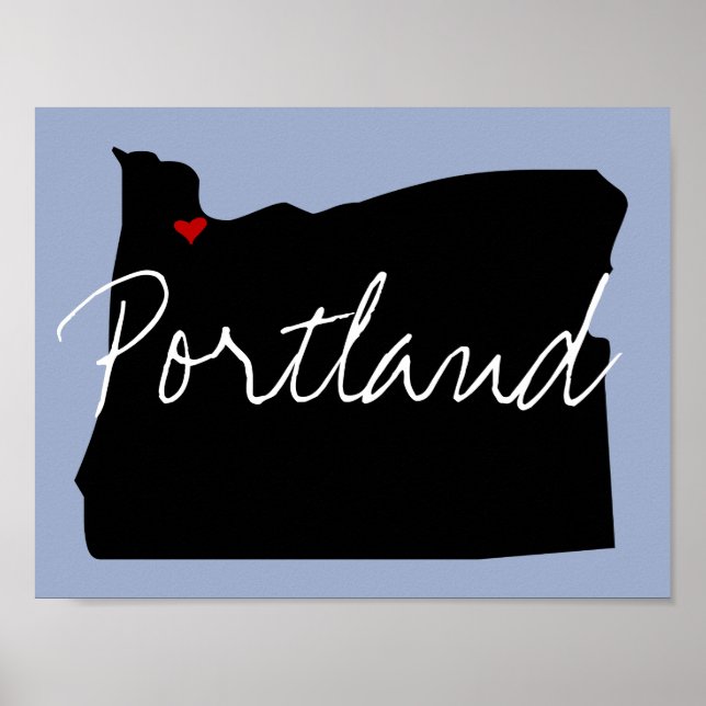 Poster Oregon Town (Frente)