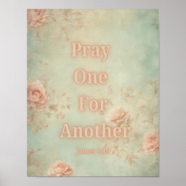 Poster Orem Uns Pelos Outros - Tiago 5:16