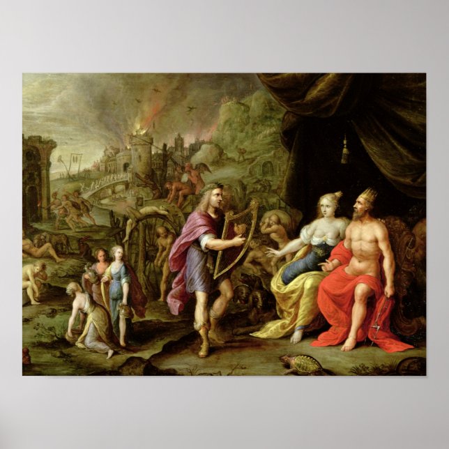 Pôster Orfeu no submundo (Frente)