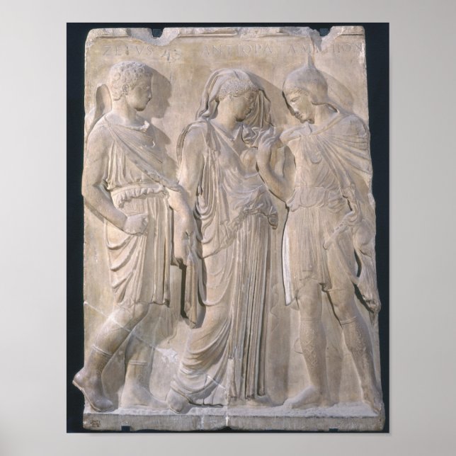 Poster Orfeus, Eurydice e Hermes (Frente)