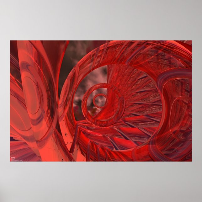 Poster Organix - Vermelho (Frente)