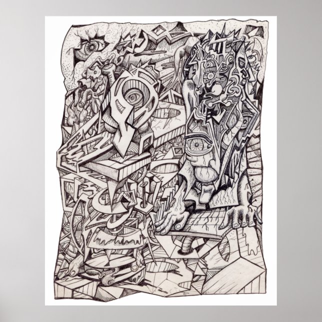 Poster Órgão de preocupações (Frente)