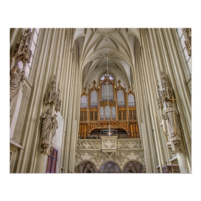 Pôster Órgão de Tubos Maria Am Gestade (Frente)