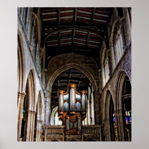 Pôster Órgão de tubulação