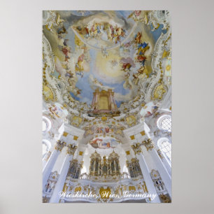 Pôster Órgão de Wieskirche, Alemanha