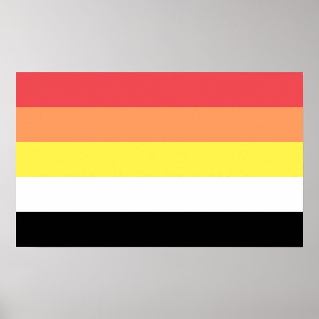 Poster Orgulho Akoisexual Akoiromântico (Frente)