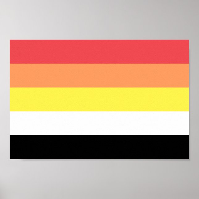 Poster Orgulho Akoisexual Akoiromântico (Frente)