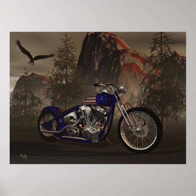 POSTER "ORGULHO AMERICANO" (Frente)