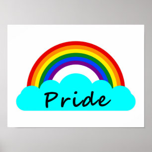 Poster Orgulho - Arco-íris LGBT