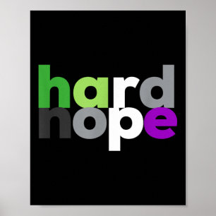 Poster Orgulho Aroace Hard Não Lgbtq, Lgbt Aro Ace Aromân