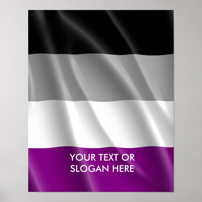 PÔSTER ORGULHO ASEXUAL (Frente)