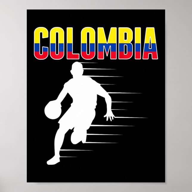 Poster Orgulho Colômbia - Fãs de Sketll Jersey Colombiana (Frente)