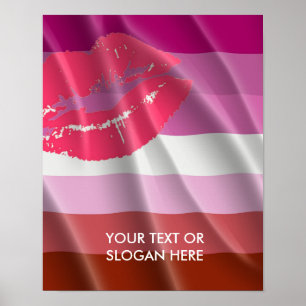 POSTER ORGULHO DA LÉSBICA DO BATOM