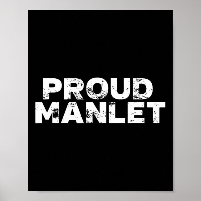 Poster Orgulho da Manlet Short Bodbuilding (Frente)