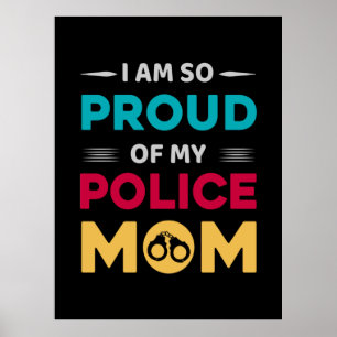 Poster Orgulho Da Minha Mãe Policial