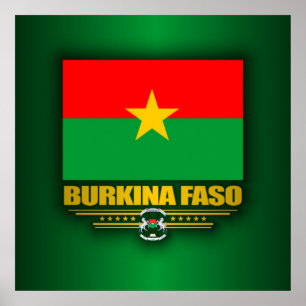 Pôster Orgulho de Burkina Faso