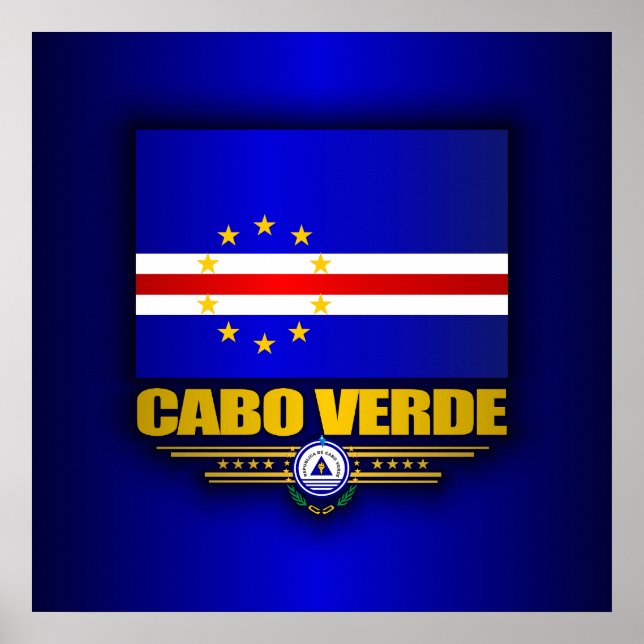 Pôster Orgulho de Cabo Verde (Frente)
