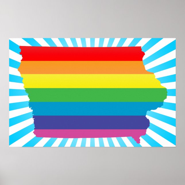 Poster orgulho de iowa. (Frente)