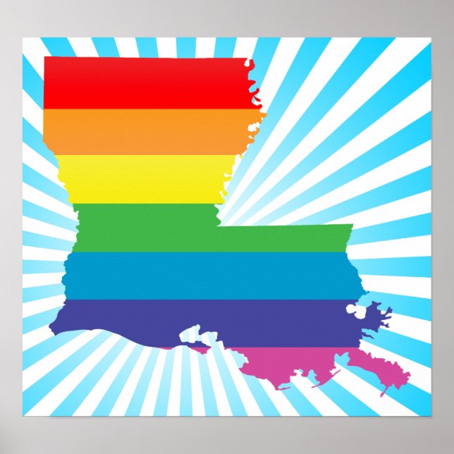 Pôster orgulho de louisiana. (Frente)